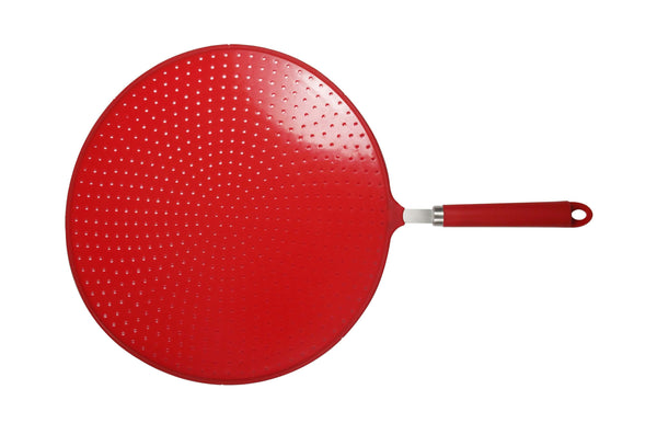 <img src="CasaNovaKitchenwareAU_Products_SiliconeSplatterGuard33cm_Shopify_1.jpg" alt="Red Silicone Splatter Guard in 33cm for a range of pots and pans">